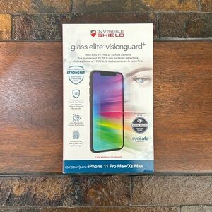 ZAGG Invisible Shield Glass Elite Visionguard+ protection